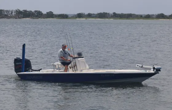 Inshore Fishing Charter Onboard 23ft Shearwater Bay Boat