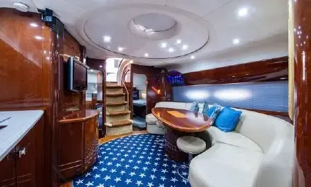 58ft Princess v58 Luxury Yacht Charter in St. Thomas, U.S. Virgin Islands