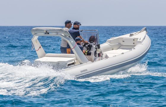 Lambro 6.40m / 210hp / 9pax - Skippered RIB Rental in Milos, Greece