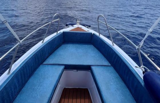 Your Aquatic Escape: Rent a 16ft Ayhan Deck Boat in Kalivia, Captain Optional!