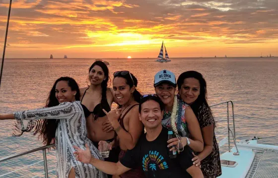 Sailing Charter On 48' Custom Made Sailing Catamaran In Honolulu, Hawaii