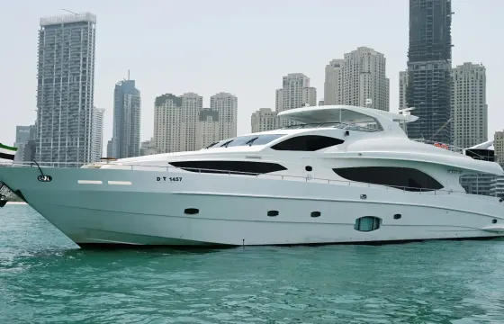 Luxury 101ft Majesty Yacht with Jacuzzi upto 55 guest in Dubai Marina