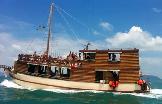 60' Custom Wooden Yacht Charter in Phuket