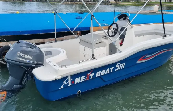 Motor Boat Hire in Corfu ~17ft 30 hp outboard, No license needed