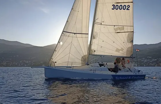 Sunset Sailing Tour on the Adriatic onboard 30' Cossutti Yacht Design Sailboat