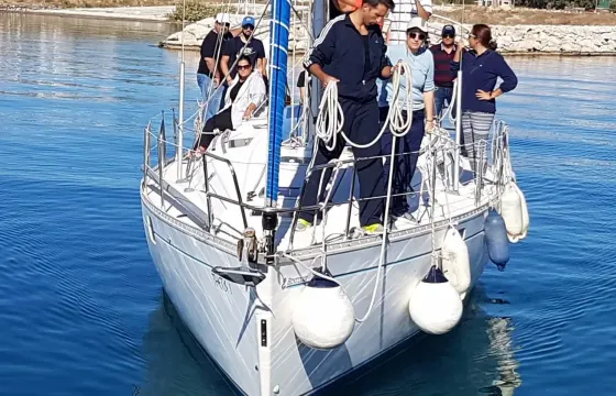 Add a sparkle to your vacation in Rhodes! Cruise with 40' Beneteau Oceanis Sailing Yacht