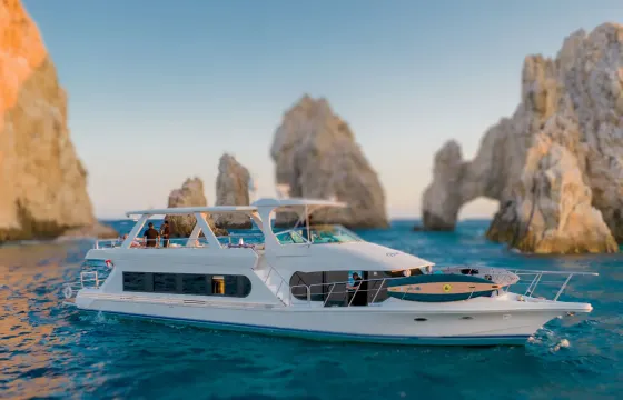 All-Inclusive, Luxury 75 ft Mega Yacht in Cabo for up to 50 Guests