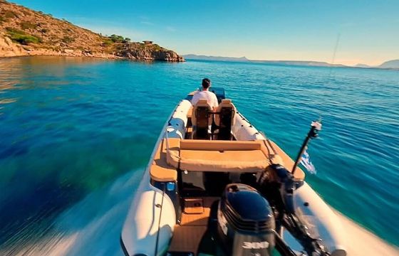 Boat Transfer Faros - Paros, Aliki | 25ft Sea Quest RIB