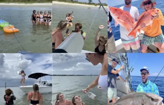 COAST LIFE: DAYTONA BEACH’S BEST FISHING OR CRUISING ON THE WATER!🐠 🍾