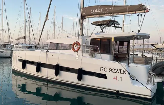 ''Negroni'' Bali 4.1 Sailing Catamaran Charter  for Aeolian Islands