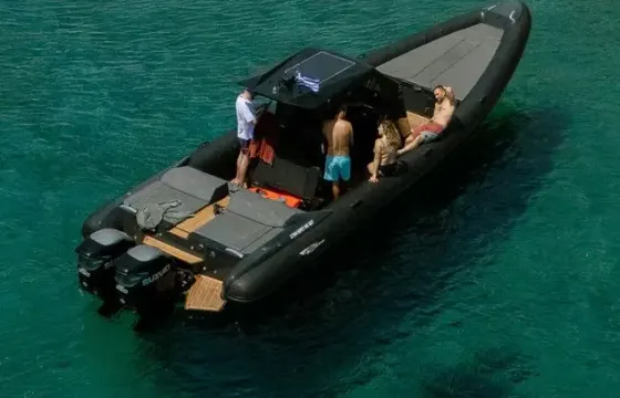 1-Hour Boat Transfer from Faros - Antiparos |  37ft RIBCO Twin Engine