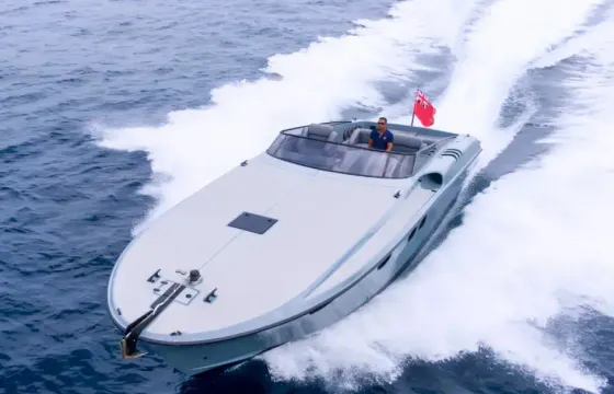 Ibiza: Magnum 44 High-Performance Offshore Cruiser for 8 Guests
