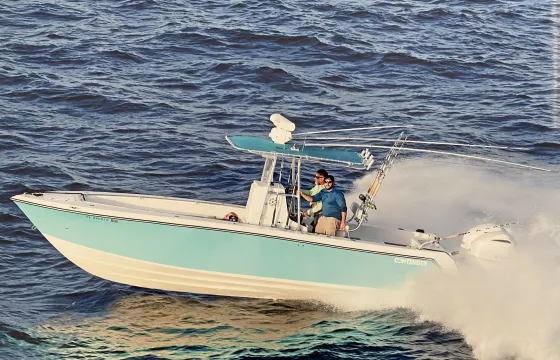 28ft Contender Center Console Where the Boat Meets the Sandbar Palm Beach