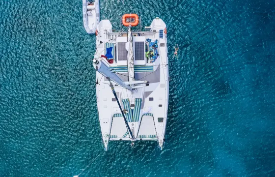 TORTOLA BVI - PRIVATE DAY SAILS ON 48' Privilege Catamaran Charter