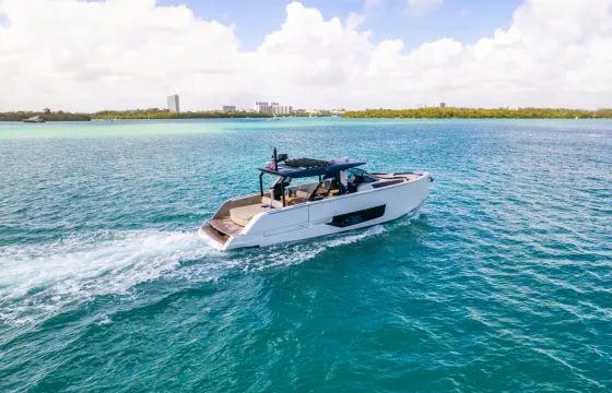 Luxury 47ft Cranchi A46 Yacht Charter – VIP Day Cruise & Party Boat