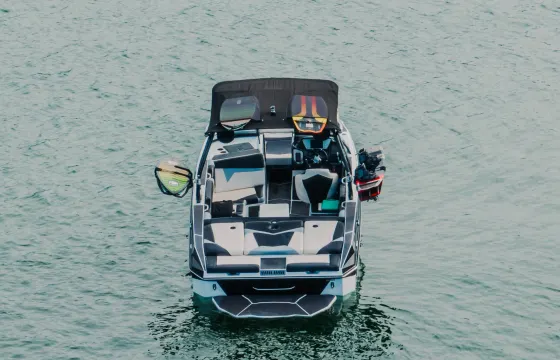 Supreme S220 Atx Wake Elite Surf Boat on Lake Travis!