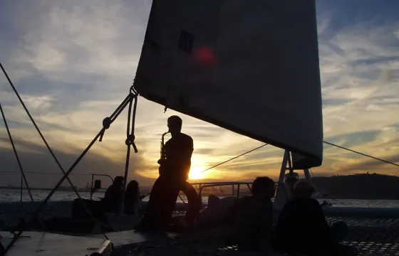 Large Catamaran for 100 People in Barcelona. Your event on board. Drinks, food