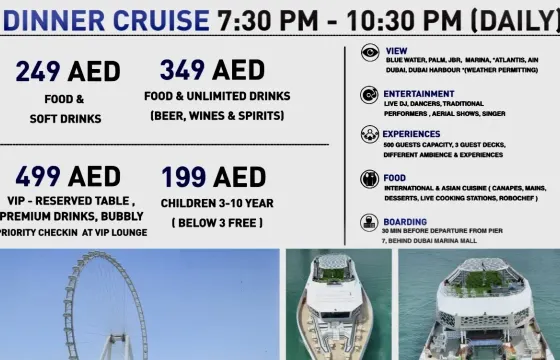 VIP- Sharing Sunset Cruise with Buffet Dinner