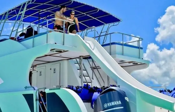 Amazing Punta Cana Sand Bar Party with Chaparral Motor Yacht!