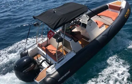 Cloudy Northstar 7 RIB Powered by 150 Hp Mercury Outboard Engine