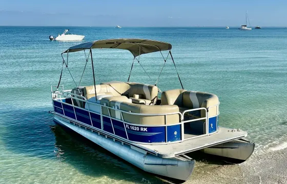 Bentley Pontoon Rental in Holmes Beach, Florida
