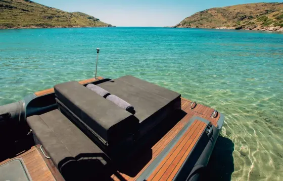 Latest technology Bellmarine Rock 36 RIB Rental in Porto Cheli, Greece