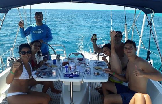 Luxury Private Sail Yacht rental for groups and families up to 15 Pax
