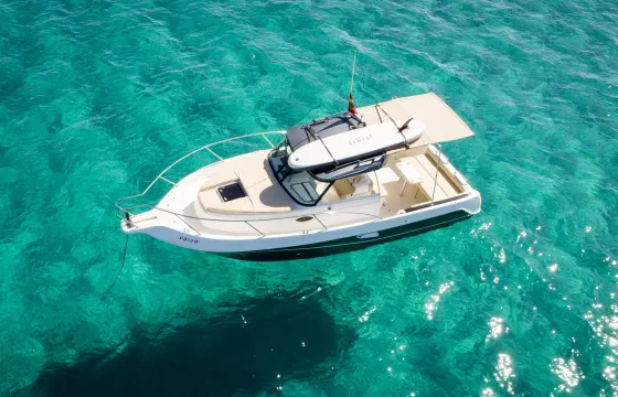 Faeton Moraga 780 Motor Yacht in Ibiza: All Included Offer to Formentera 💎