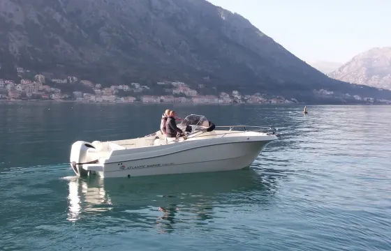 Enjoy in Boka Bay in Atlantic Marine Open 750 wit Skipper, Kotor Montenegro