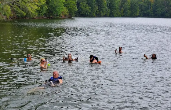 Cruise, swim, party and enjoy on a 2023 Tritoon on Lake Norman!