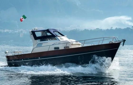 Captained Charters From Capri on a Gozzo Jeranto 750 Classic