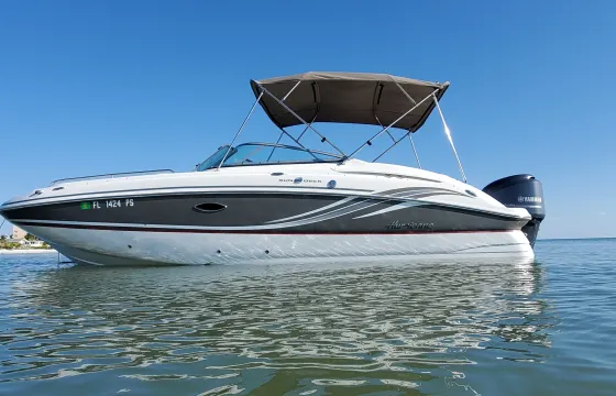Hurricane 24ft DeckBoat for the entire Family Delivered to your Dock!