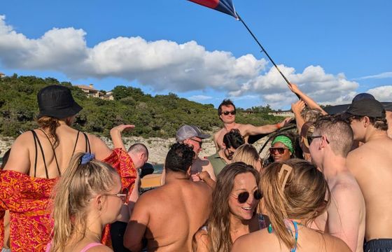 33ft Pontoon w/ TWO Slides - 19 passenger - LOUD Stereo System in Austin TX