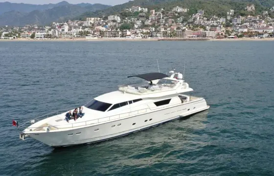 Ferretti 80' Power Mega Yacht Rental in Puerto Vallarta, Jalisco