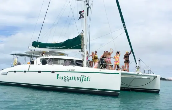 Private 50-Foot Ragga Luxury Sailing Catamaran Charter in Bermuda