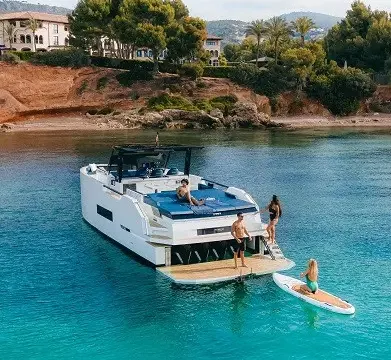 D50 De Antonio Luxury Yacht Rental in Ibiza with concierge!