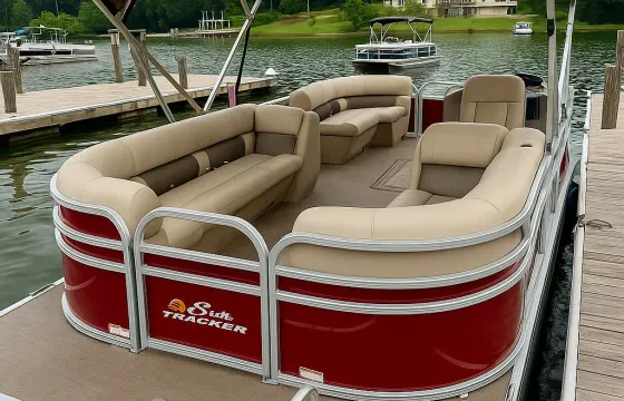 ☀️ Flawless 2020 Sun Tracker Tritoon Boat Rental now available on Lake Norman