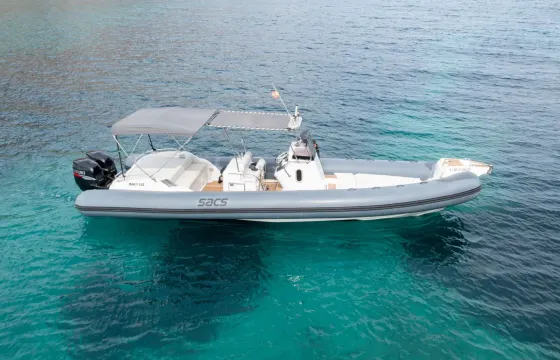 Sacs 33 Pneumatic Boat Powered By 600 Hp Outboard Motor in Santa Eulària des Riu