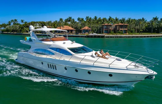 Party Aboard 70' Azimut Motor Yacht from Panama City