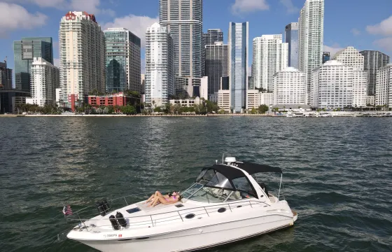 Enjoy Miami In Sundancer 37ft Motor Yacht!!!