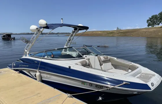 Cruising on Crownline E235 surf boat on the Lake or on Sacramento River