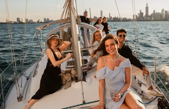 Private Jeanneau Sun Odyssey 37ft Sailboat Chicago Cruise with 10 Guests