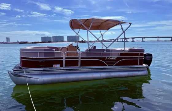 23’ Lowe Pontoon for Up to 12 Guests | Fun Days on the Water in Orange Beach
