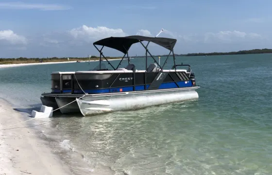 Crest Tritoon in Madeira Beach, Florida!