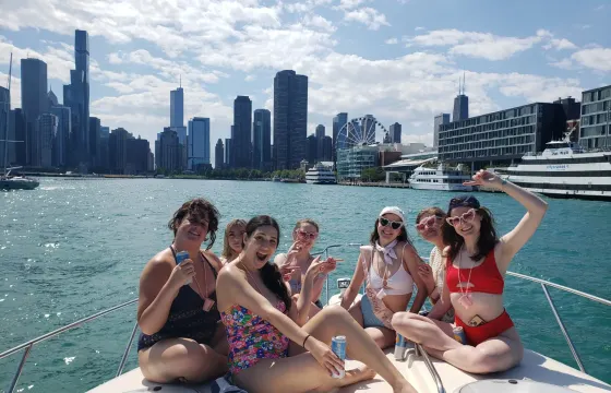 Burnham Harbor Experience Chicago like never before on 35ft Maxum Motor Yacht