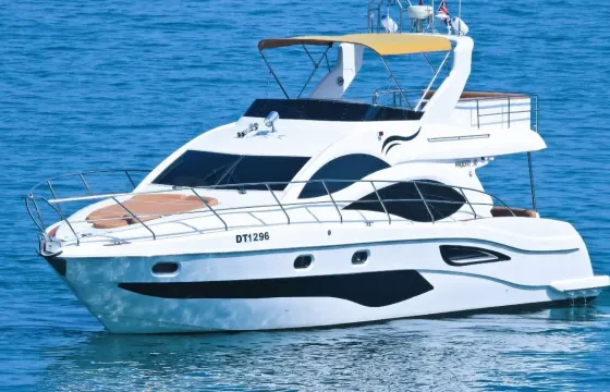 Most comfortable 50ft Majesty Power MegaYacht Rental in Dubai