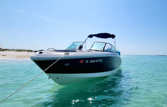 21ft. of Fun! Blue Chaparral Bowrider Gassed up & ready to go!