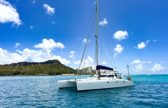 Come and Sail on this Beautiful 50' Catamaran in Honolulu, Hawaii