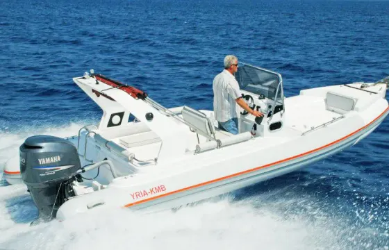 Yria 728 boat  RIB for Rent in Agia Anna Port, Naxos, Greece