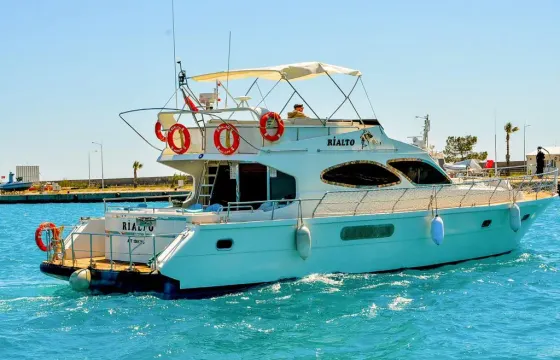 Exclusive 12 Person Motor Yacht Charter on Kundu in Antalya, Turkey!